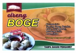 Trademark CIRENG BOCE SAMBAL PEDAS