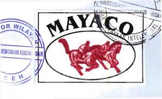 Trademark MAYACO + Logo