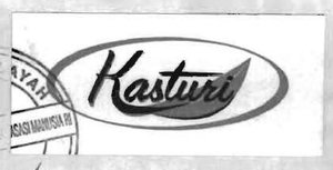 Trademark KASTURI + LOGO