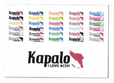 Trademark KAPALO I LOVE ACEH + LOGO