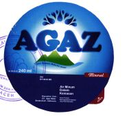 Trademark AGAZ WATER