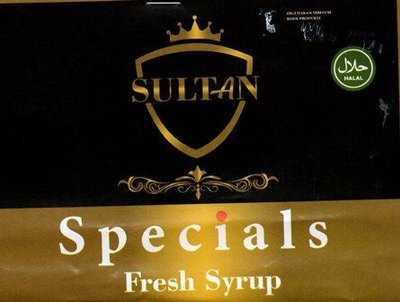 Trademark SULTAN SPECIAL FRESH SYRUP