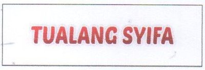 Trademark TUALANG SYIFA