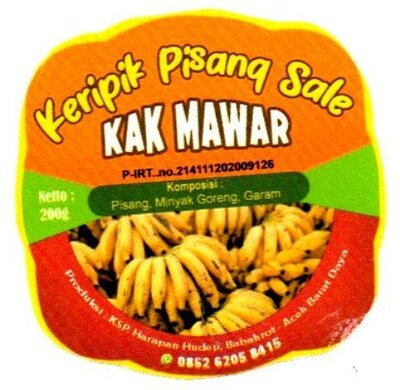 Trademark KERIPIK PISANG SALE KAK MAWAR + LUKISAN