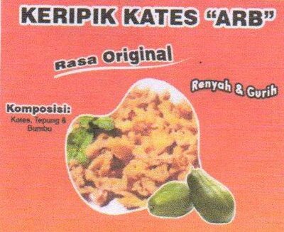 Trademark KERIPIK KATES ARB + LUKISAN