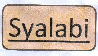 Trademark SYALABI