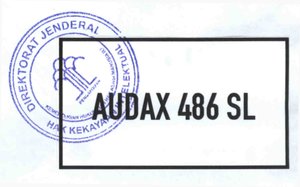 Trademark AUDAX 486 SL