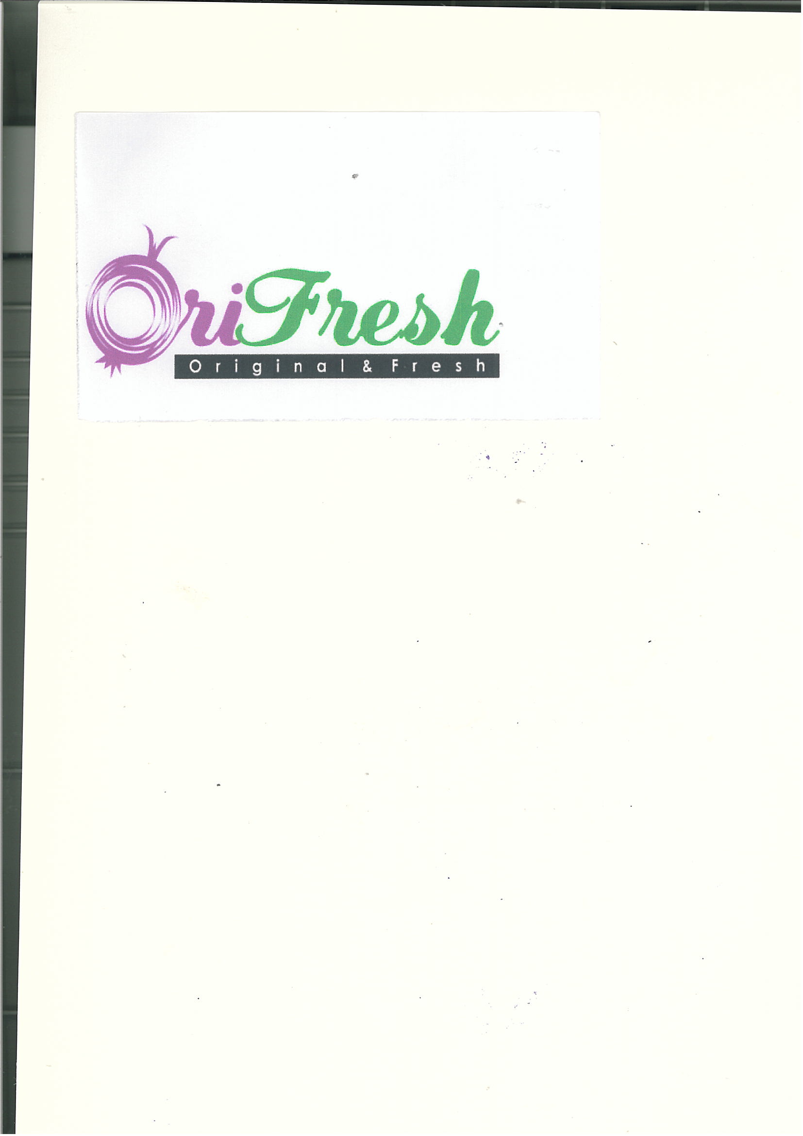 Trademark ORI FRESH