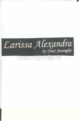 Trademark LARISSA ALEXANDRA by Dwi Sasongko