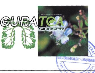 Trademark GURATEA (etiket merek salah)