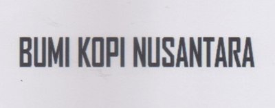 Trademark Bumi Kopi Nusantara