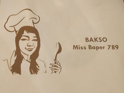 Trademark Bakso Miss Baper 789