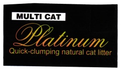 Trademark MULTI CAT Platinum Quick-clumping natural cat litter