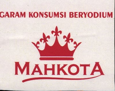 Trademark Garam Konsumsi Beryodium MAHKOTA