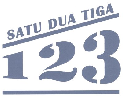 Trademark 123 = SATU DUA TIGA