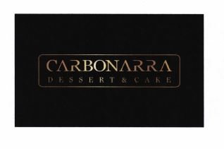 Trademark CARBONARRA DESSERT & CAKE