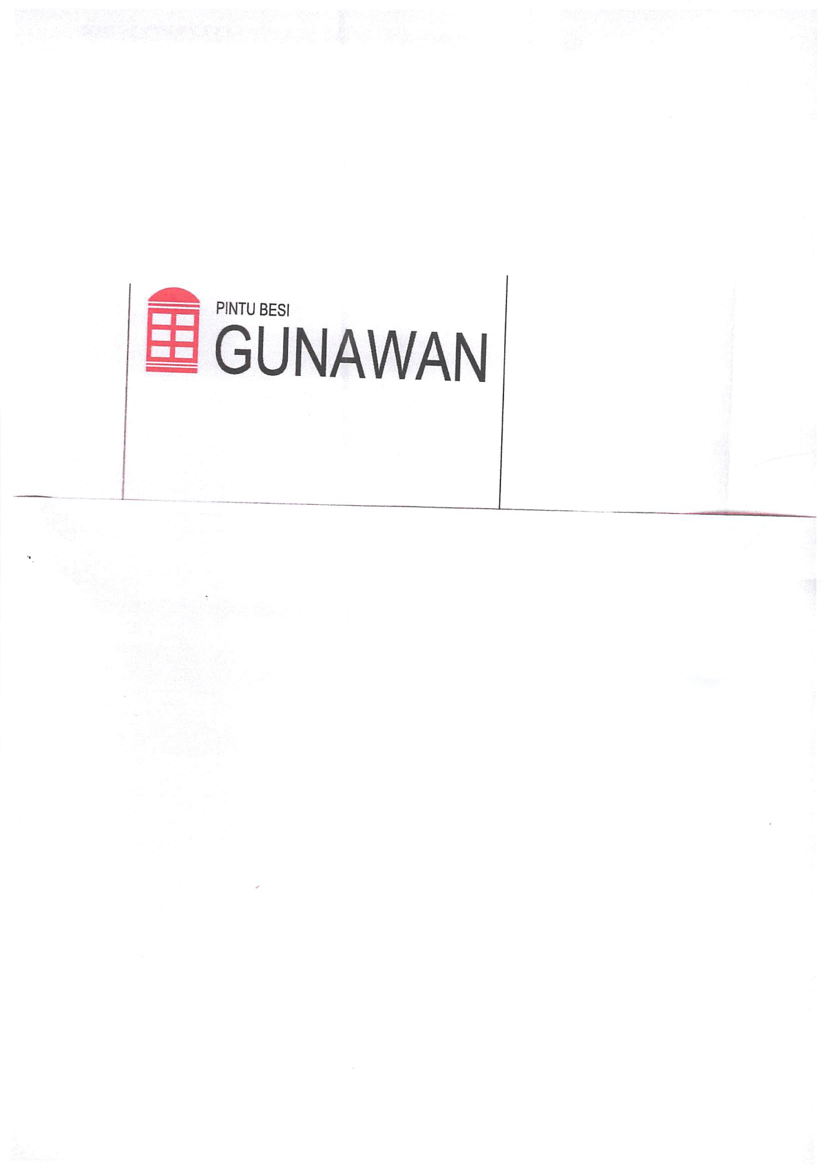 Trademark PINTU BESI GUNAWAN