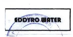 Trademark EDDYRO WATER