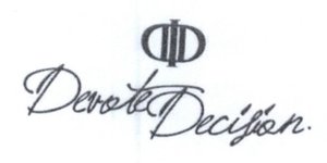 Trademark DEVOTE DECISION + LOGO