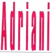 Trademark ADRIANI