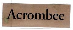 Trademark Acrombee