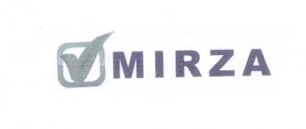 Trademark MIRZA + LOGO