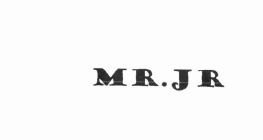 Trademark MR. JR