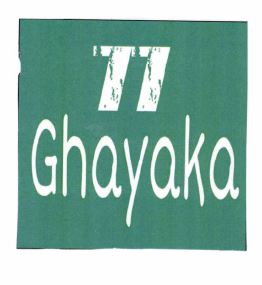 Trademark GHAYAKA 77 + LOGO