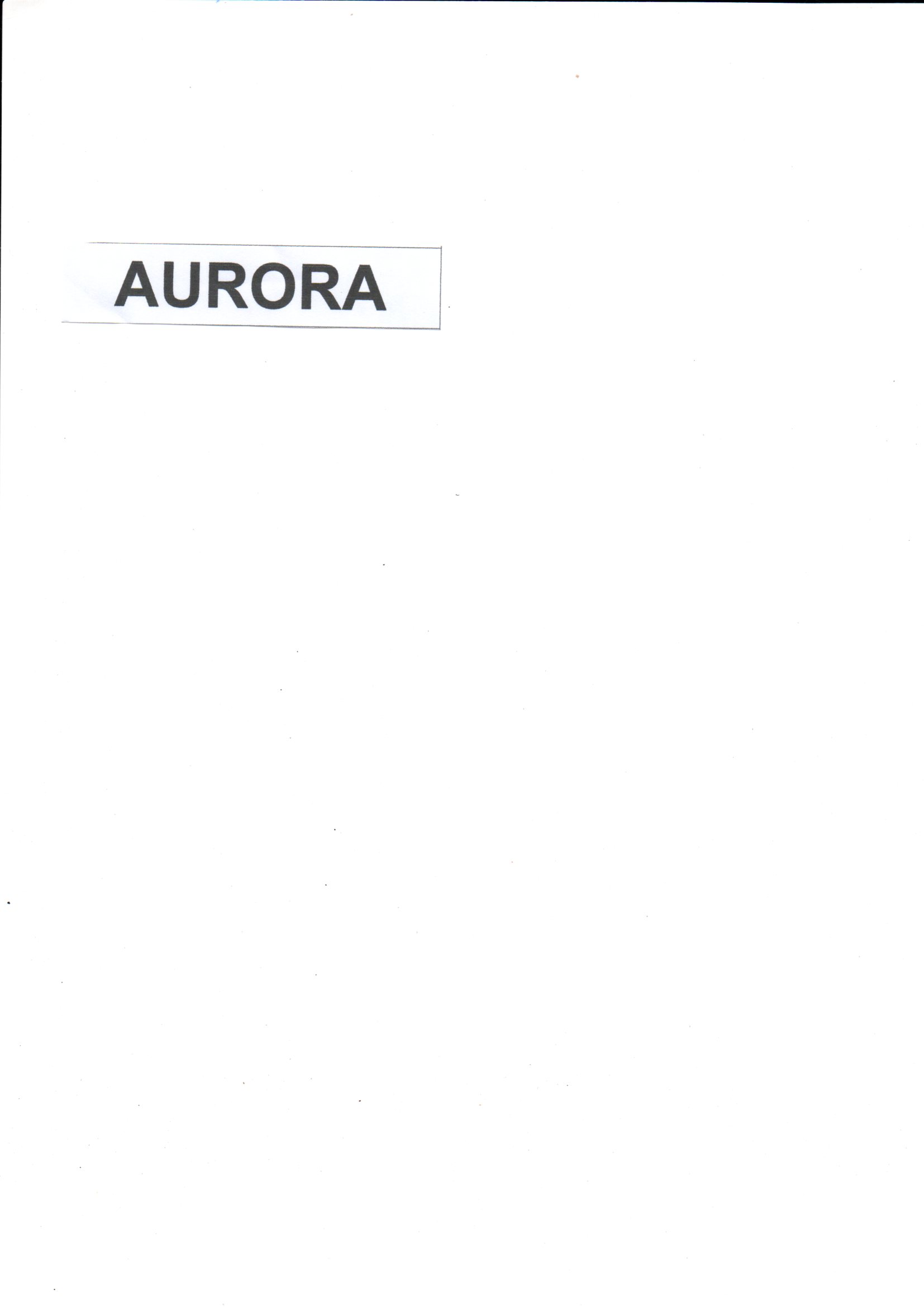 Trademark AURORA