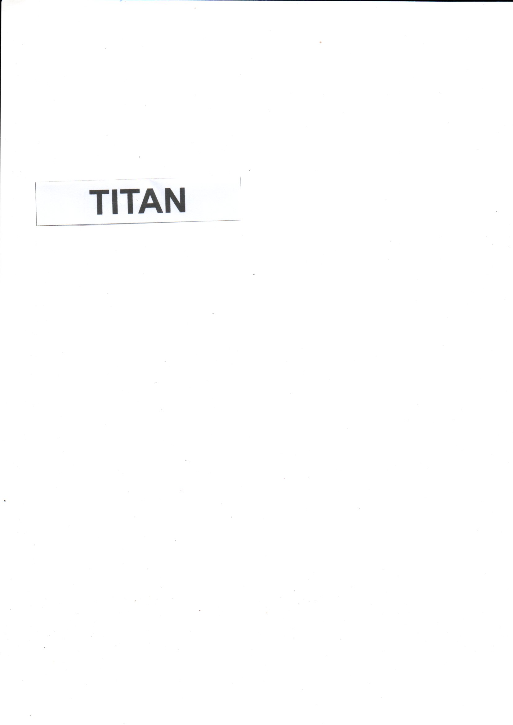 Trademark TITAN