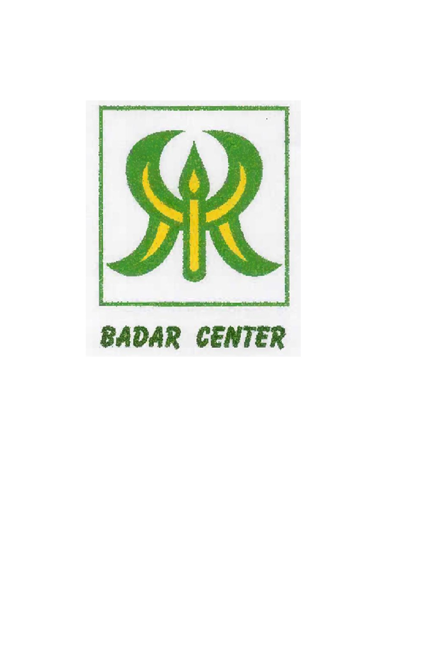 Trademark BADAR CENTER + LOGO