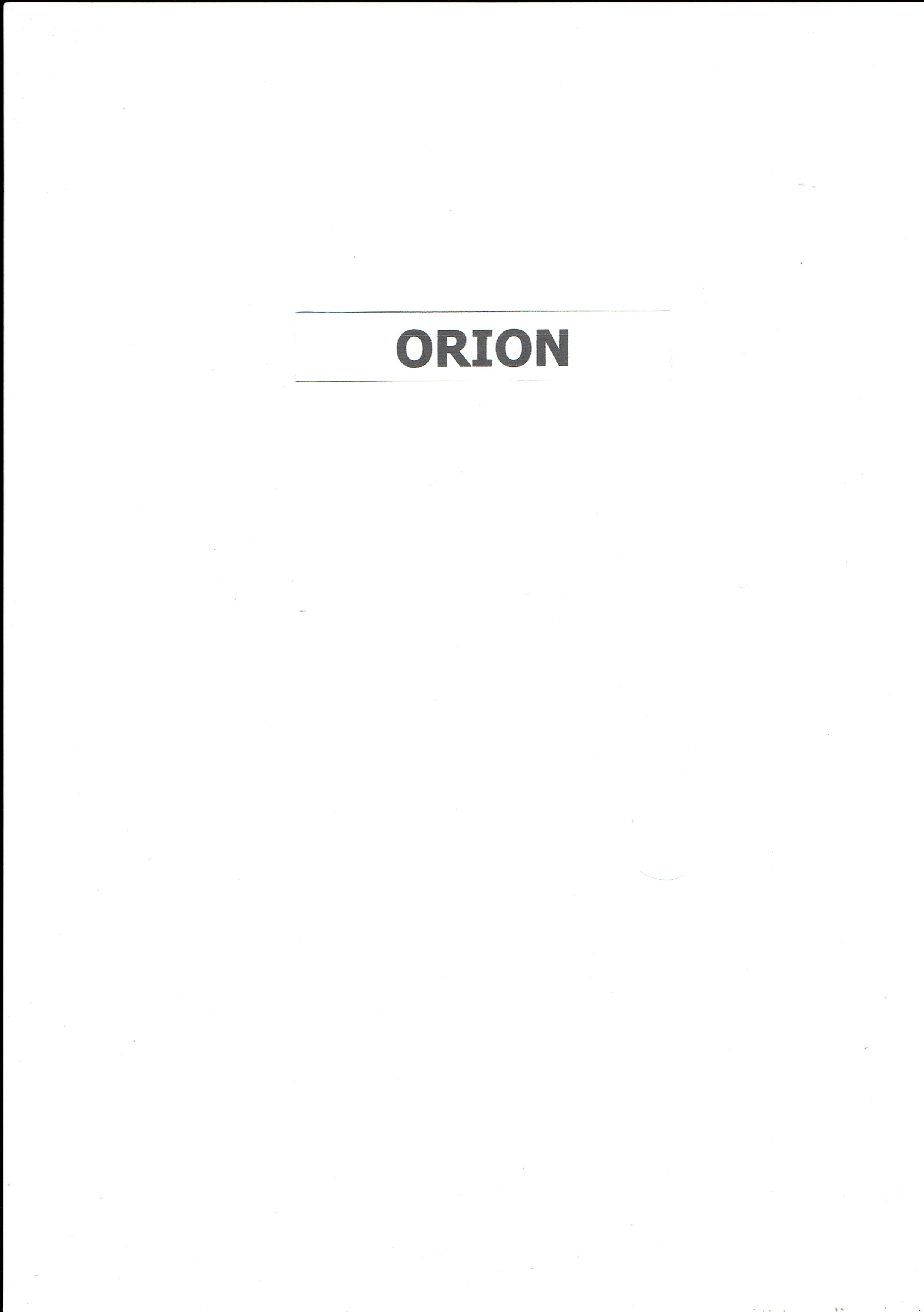 Trademark ORION