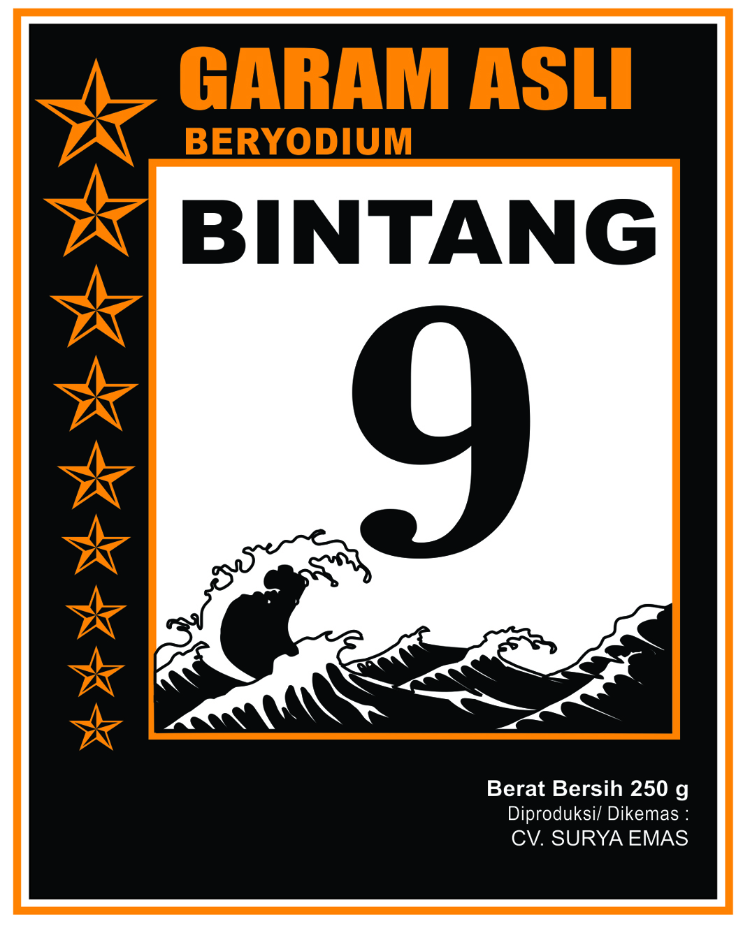 Trademark GARAM ASLI BINTANG 9