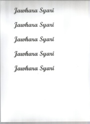 Trademark JAWHARA SYARI