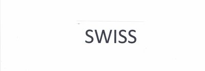 Trademark SWISS