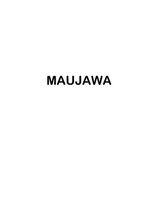 Trademark MAUJAWA