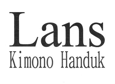 Trademark LANS KIMONO HANDUK