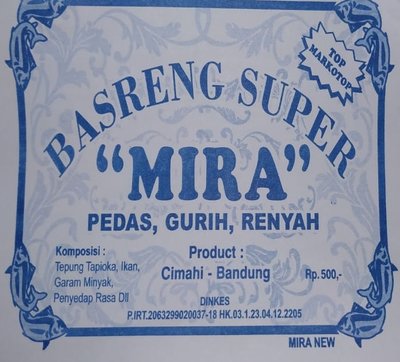 Trademark BASRENG SUPER MIRA