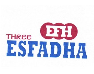 Trademark THRee ESFADHA + Logo