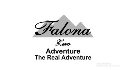 Trademark FALONA ZERO ADVENTURE THE REAL ADVENTURE + LOGO