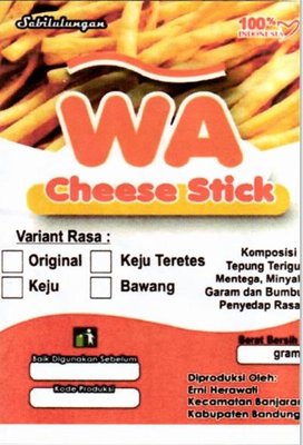 Trademark WA Cheese Stick