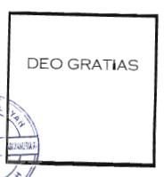 Trademark DEO GRATIAS