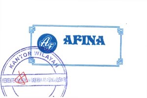 Trademark AFINA + Logo
