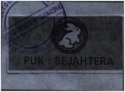 Trademark PUK: SEJAHTERA