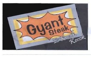 Trademark GYANT STEAK ES KOCOK KOCOK + LOGO