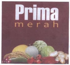 Trademark Prima merah + luksian buah