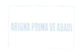 Trademark ARJUNA PRIMA VE ABADI