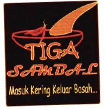 Trademark TIGA SAMBAL + Lukisan Ulekan