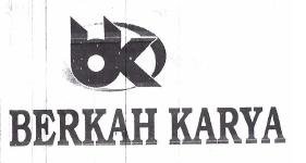 Trademark BK (BERKAH KARYA)