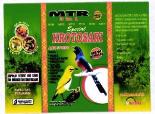 Trademark MTR KROTOSARI